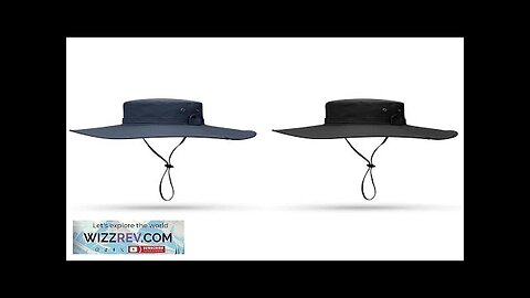 Outdoor Hat Sun Protection Waterproof Fisherman Hat Breathable Men and Women's Sun Review