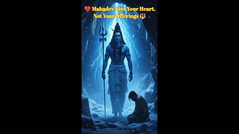 💔 Mahadev Sees Your Heart, Not Your Offerings 🔱