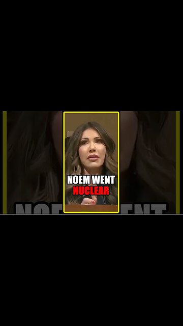 Kristi Noem Goes Scorched Earth