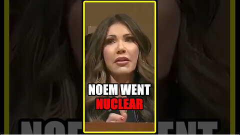 Kristi Noem Goes Scorched Earth