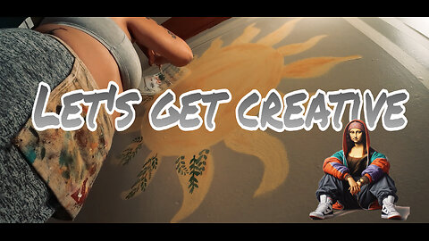 Lets get creative- painting a sun