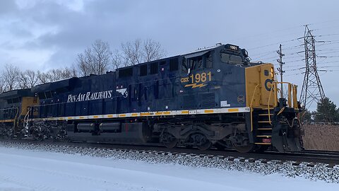CSX HU 1981 and Co Come Back in a Hurry in Every Way