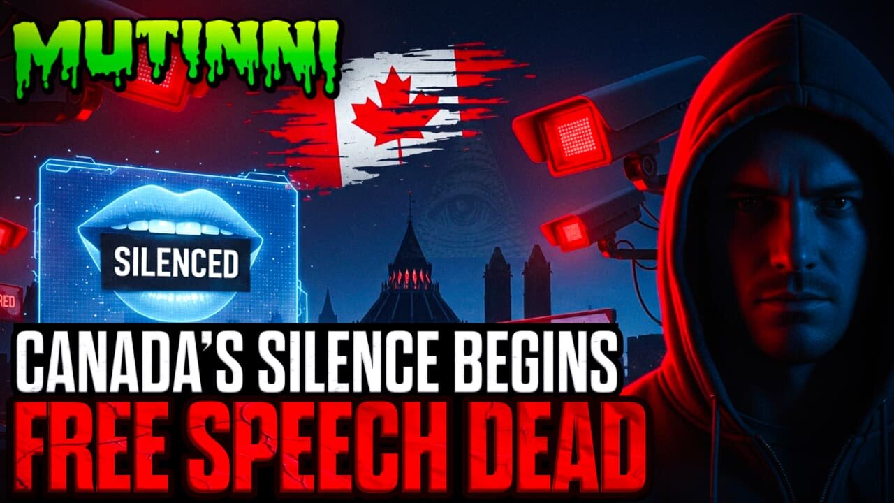 🇨🇦 Free Speech Threatened in Canada 🍁 If They Silence One Country in Plain Sight it Means Your Voice is Not Free