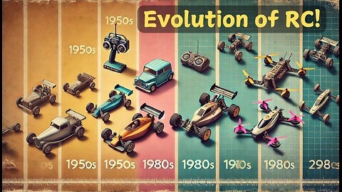 RC Models Through Time From Simple Toys to High-Tech Machines! 🚗✈️