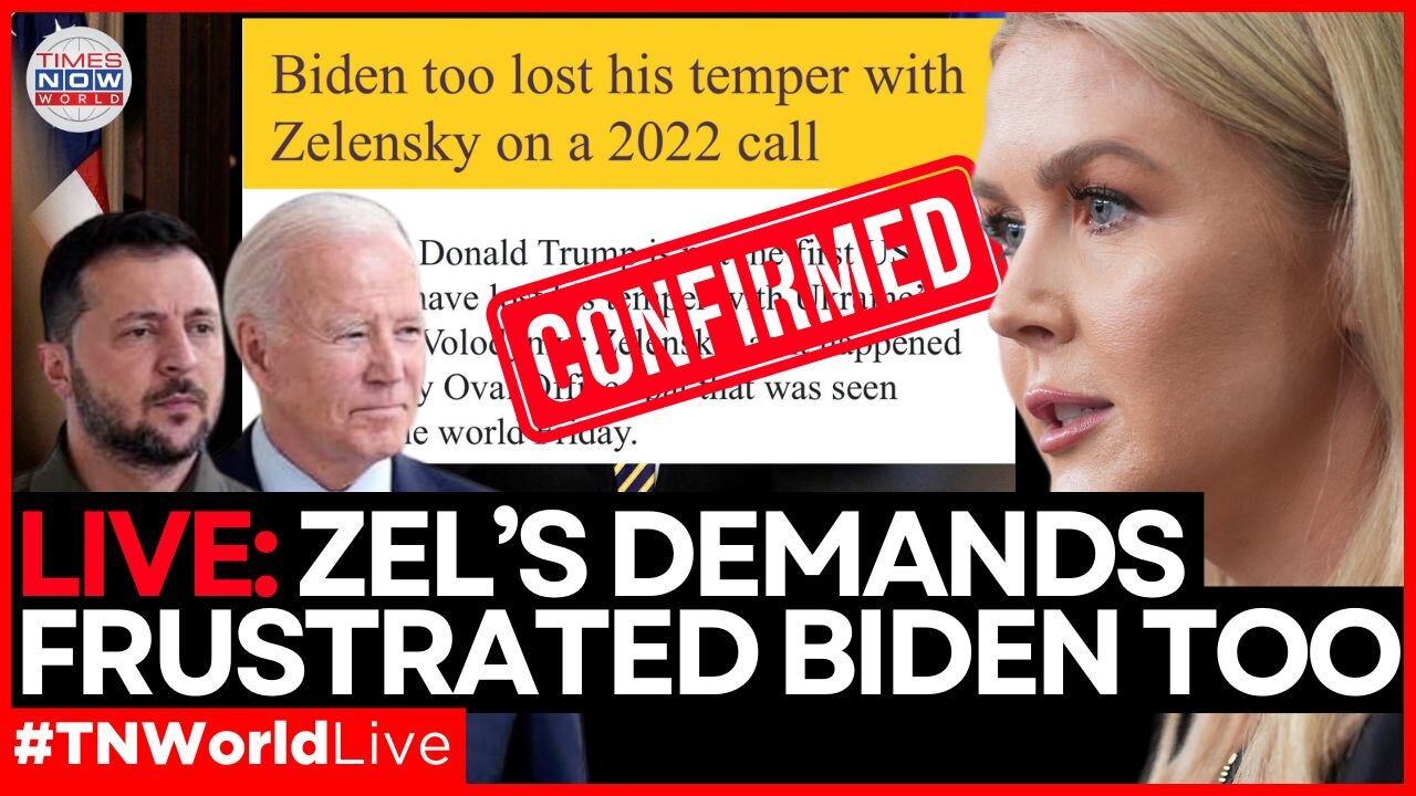 LIVE|Karoline CONFIRMS: Not Just Trump, Even Biden Was Fed Up with Zelensky's Never Ending Demands!