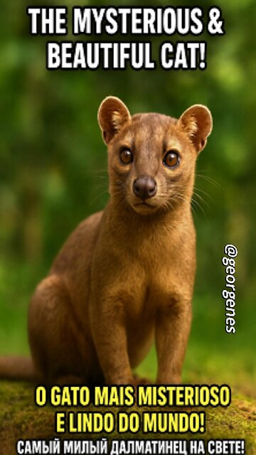 The Most Mysterious and Beautiful Cat in the World! 🐾✨ Would You Take One Home?