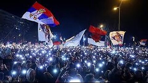 Serbian Students Stage Large Anti-Government Protest on 3-Month Anniversary of Fatal Canopy Collapse