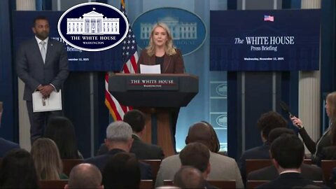 Kash Patel and Karoline Leavitt Announce Historic China Deal to Choke Off Fentanyl Pipeline in White House Briefing - November 12, 2025