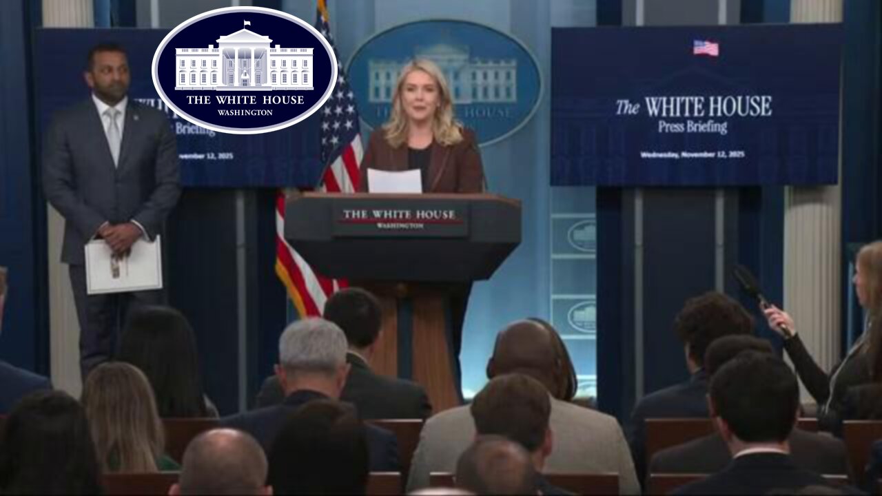 Kash Patel and Karoline Leavitt Announce Historic China Deal to Choke Off Fentanyl Pipeline in White House Briefing - November 12, 2025