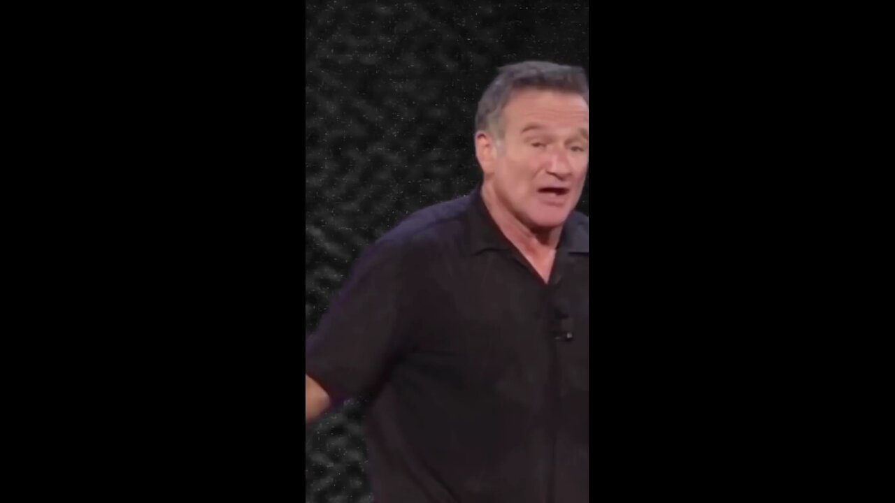 Robin Williams impersonating Walter Cronkite