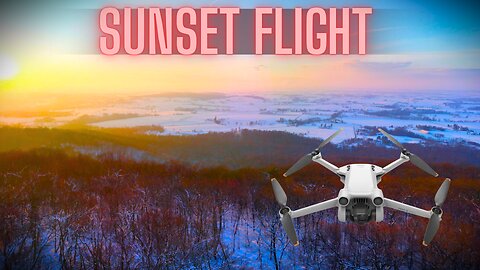 DJI Mini 3 pro SUNSET FLIGHT test (4k 60fps)