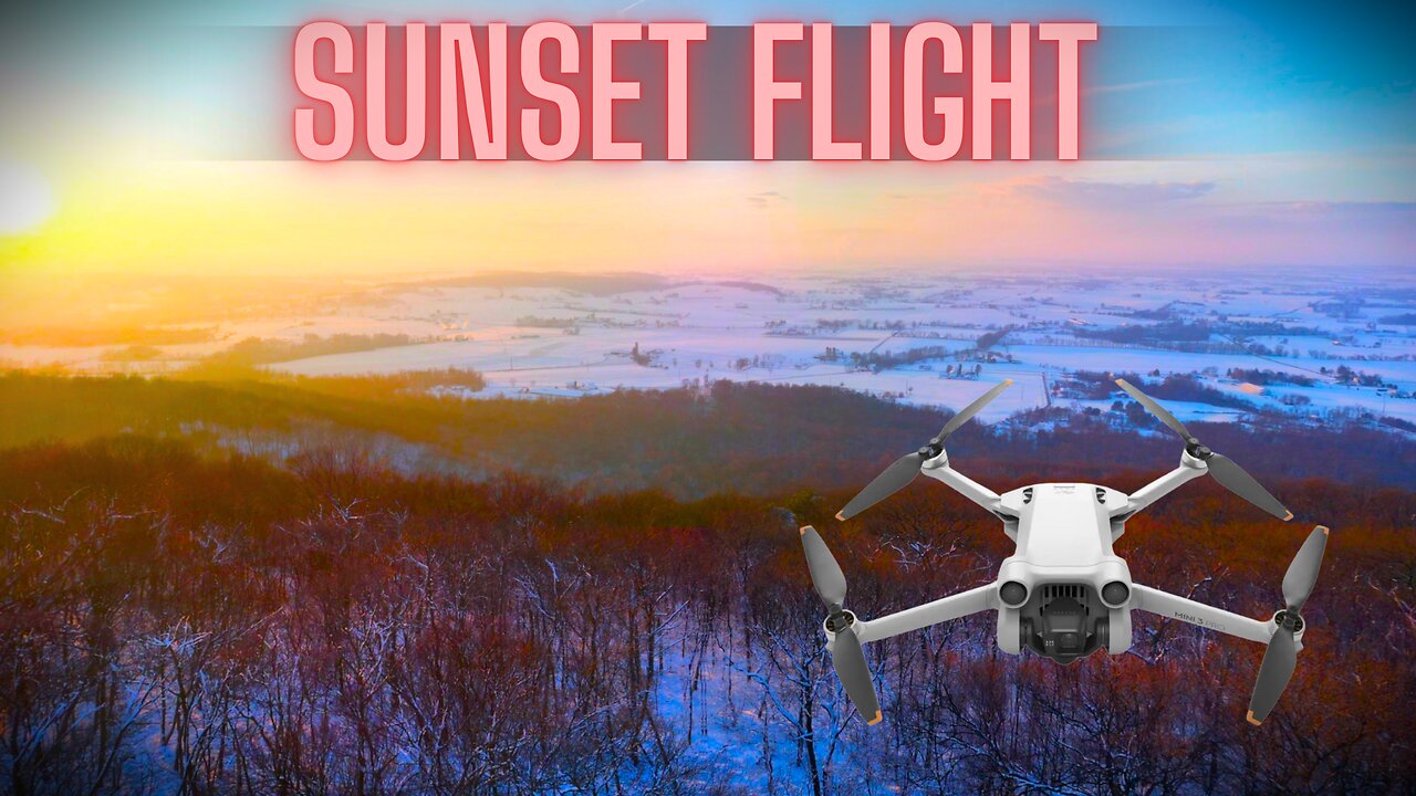DJI Mini 3 pro SUNSET FLIGHT test (4k 60fps)