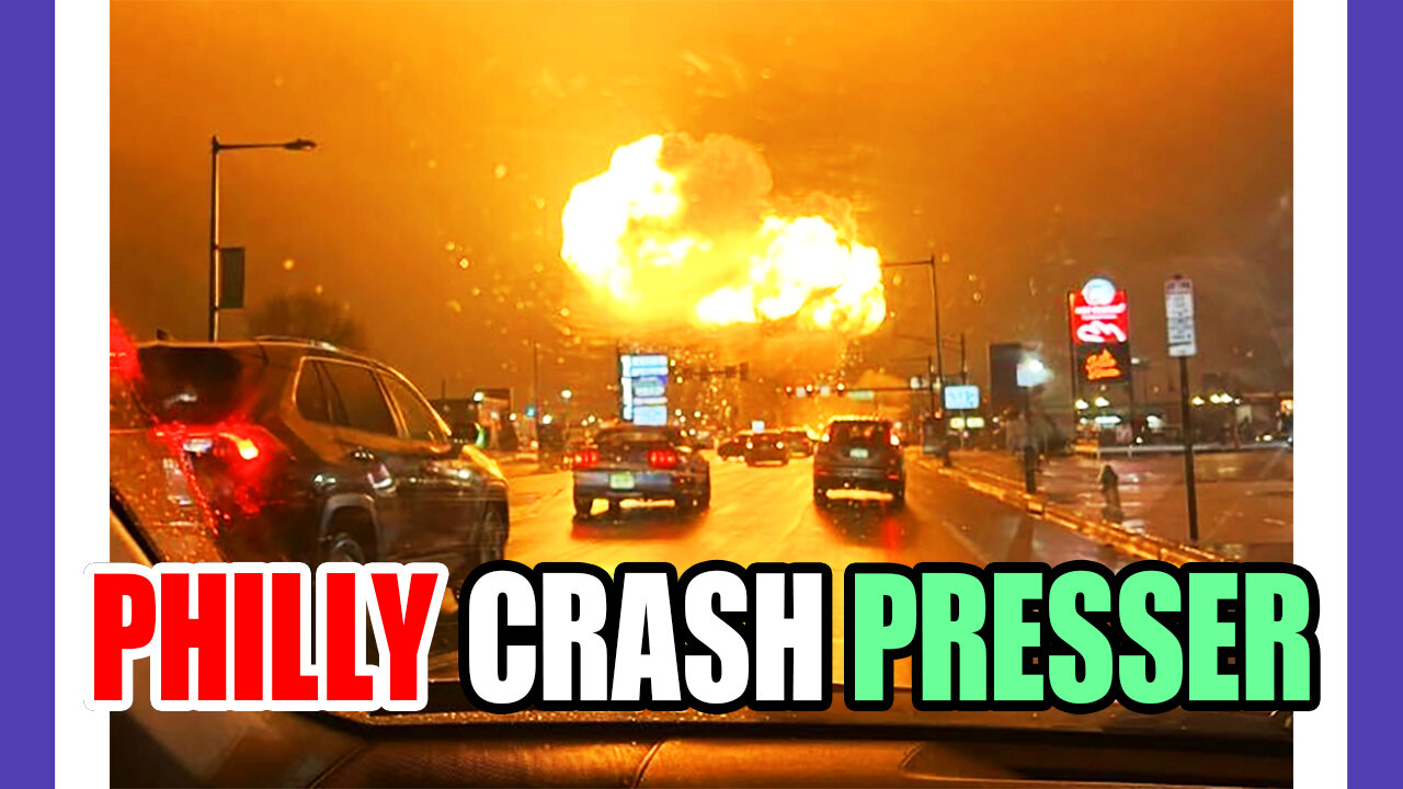 🔴LIVE: Philadelphia Plane Crash Press Conference followed by NEWS SHOW 🟠⚪🟣