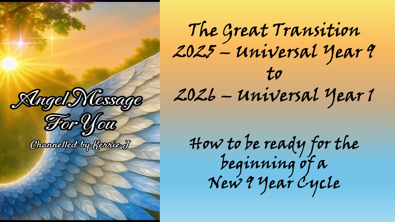 The Shift Into 2026: Universal Year 1 | Letting Go, Ascension, New Cycles & Higher Consciousness