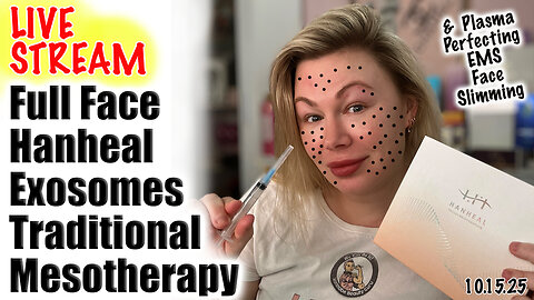 Live Full Face Mesotherapy w/ Hanheal Exosomes, AceCosm.com and code Jessica10 Saves
