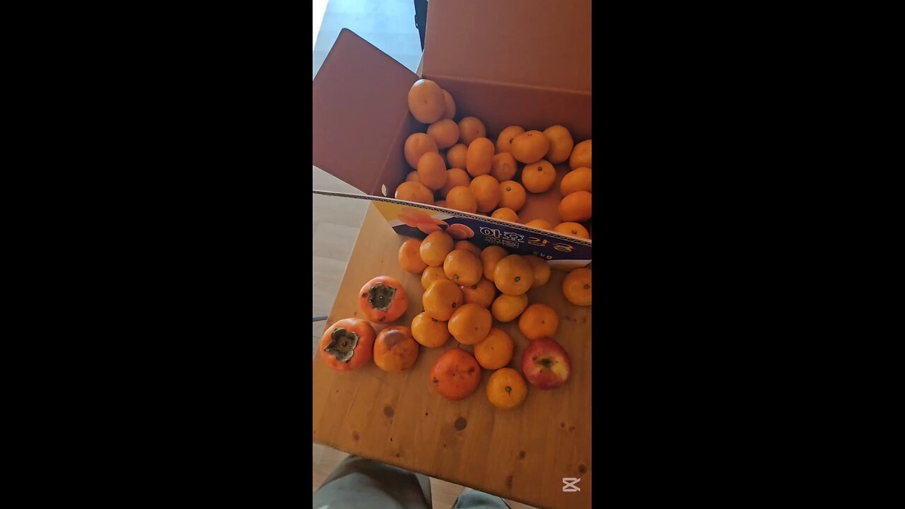 End of Fall Korean Fruits, Problem With Korean Fruits 가을 한국 과일, 한국 과일에 문제