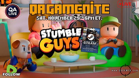 🎉QAGameNite | Stumble Guys + QAInsider Giveaway!