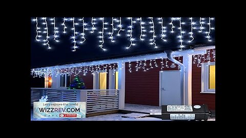 White Christmas Lights Outdoor 66ft 640 LED Icicle Lights for Outside House Review