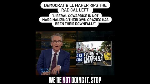 Bill Maher RIPS the Radical Left