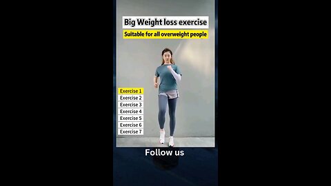 Weight loss exercise