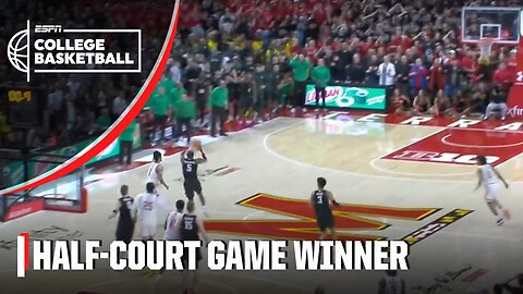 HALF-COURT GAME WINNER 🚨 Michigan State stuns Maryland with wild buzzer-beater | ESPN CBB