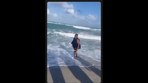 When returning granny's ashes to the sea goes wrong. Close but not quite.