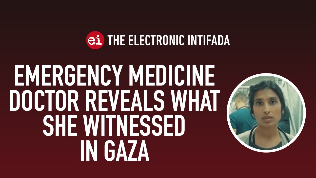 Emergency medicine doctor reveals what she witnessed in Gaza, with Mimi Syed