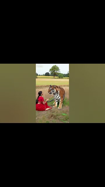 Dramatic Wildlife Rescue – Women Risks His Life to Save a Tiger