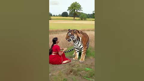 Dramatic Wildlife Rescue – Women Risks His Life to Save a Tiger