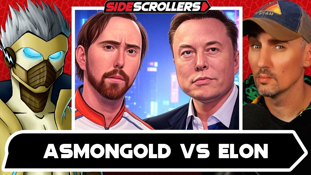 Asmongold/Elon Musk Controversy, Geoff Keighley REJECTED, Sessler RAILS on Mercante | Side Scrollers