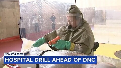 WARNING! Emergency drills are taking place for a possible FALSE FLAG CHEMICAL ATTACK at the DNC!