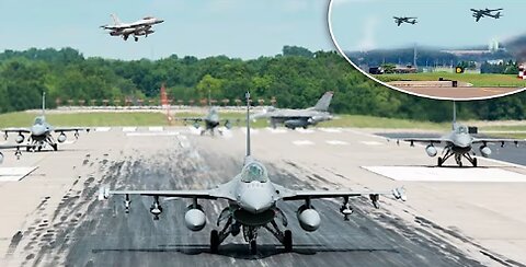 US scrambles F-16 fighters to intercept Russian warplanes near Alaska