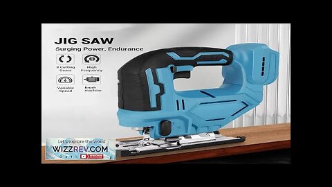 Cordless Electric Jig Saw Portable Multi-Function Jigsaw Woodworking Power Tool Adjustable Review