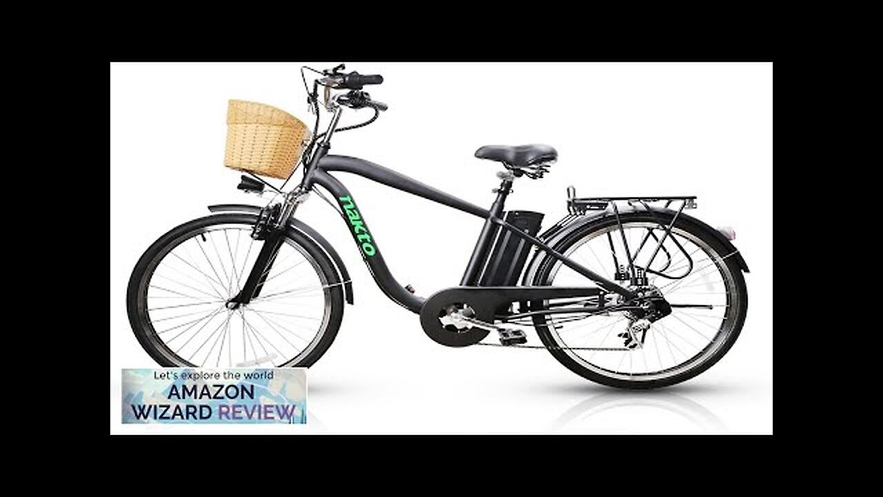 NAKTO Electric Bike for Adults Peak 500W Electric Bicycle with Basket Review