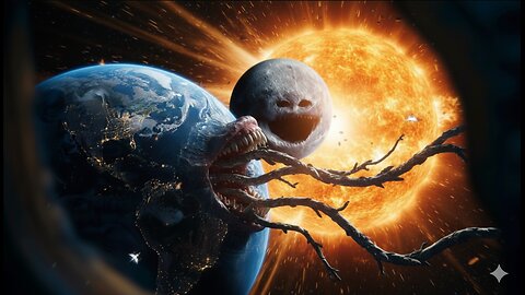 The Moon wakes is hungry (cosmic horror/astrophobia animation)