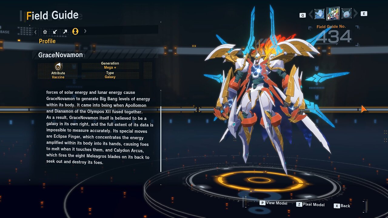 gracenovamon all digivolution/de-digivolution/profile Digimon Story Time Stranger