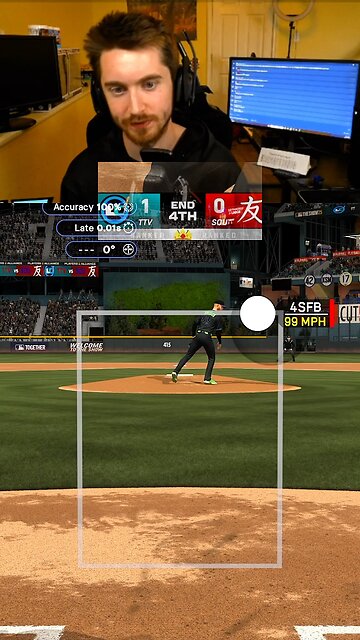 Jose Bautista hits a wild home run on PAUL SKENES IN MLB THE SHOW 25