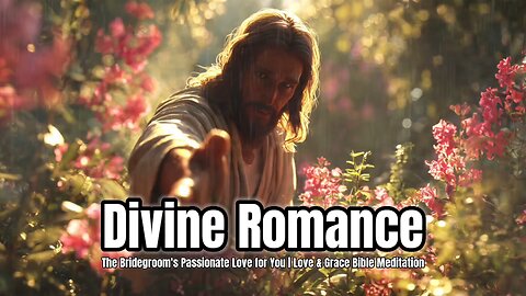 Divine Romance | Love & Grace Bible Meditation | Scripture for Rest & Peace #dailybibleinspiration