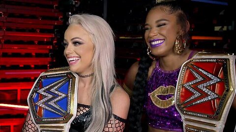 Bianca Belair welcomes Liv Morgan to the Champion's Club: July 4, 2022 @wwefree