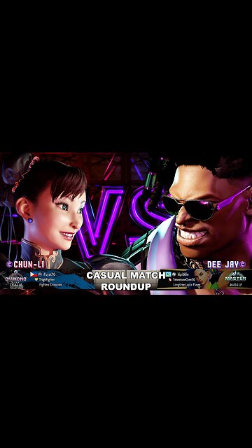 Kuya Kalbo SF6 Casual Match Roundup. Chun Li 4 star Diamond Rank [Hori Fight Stick]