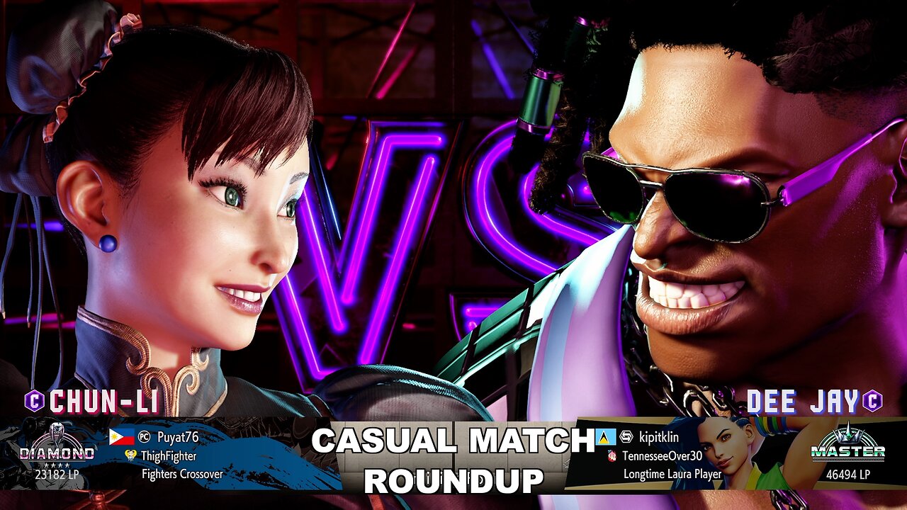 Kuya Kalbo SF6 Casual Match Roundup. Chun Li 4 star Diamond Rank [Hori Fight Stick]