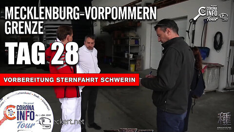 CORONA INFO Tour – Grenze MV | 2020-11-10 – Tag 28 – Vorbereitung Sternfahrt nach Schwerin