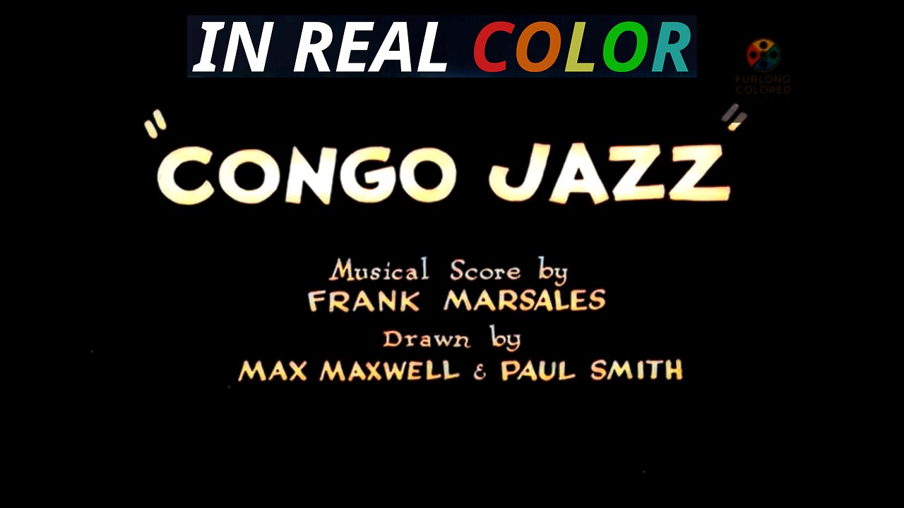 🐒 Congo Jazz (1930) — In Real Color | Looney Tunes Classic