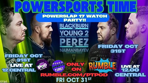 POWERSLAP 17 LIVE WATCHPARTY! #POWERSLAP