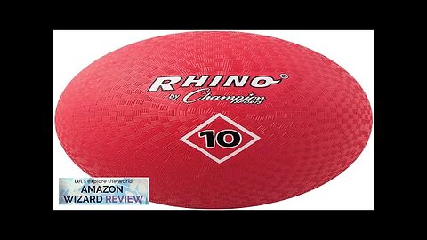 Champion Sports 10 Inch Playground Ball Red Review