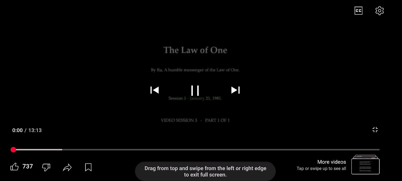 The Law of One - Session 03 of 106 - Part (1of 1) - The Ra Material
