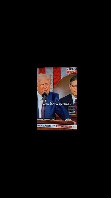 Who Shot the spitball at President Trump? DNA? Camera catch who did it?