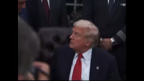 They accidentally left the camera on after Trump’s address tonight and captured this 😳