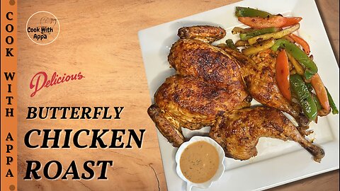 Butterfly Chicken Roast | Spatchcock Chicken Roast | Peri Peri Spatchcock Chicken | #broast