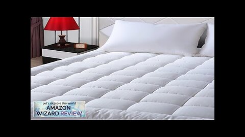 EASELAND Queen Size Mattress Pad Pillow Top Mattress Cover Quilted Fitted Mattress Review